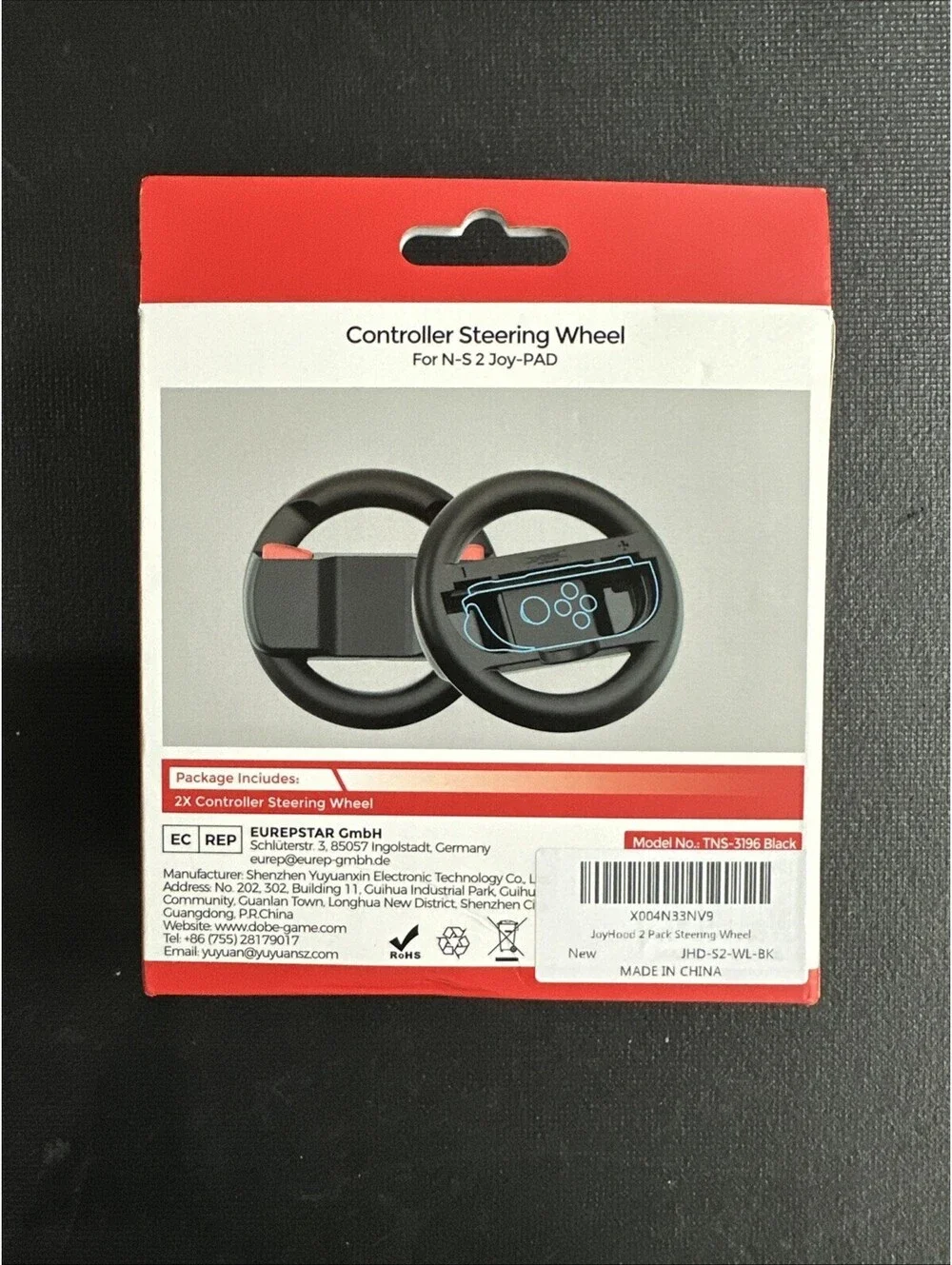 Nintendo Switch 2 Controller Steering Wheel